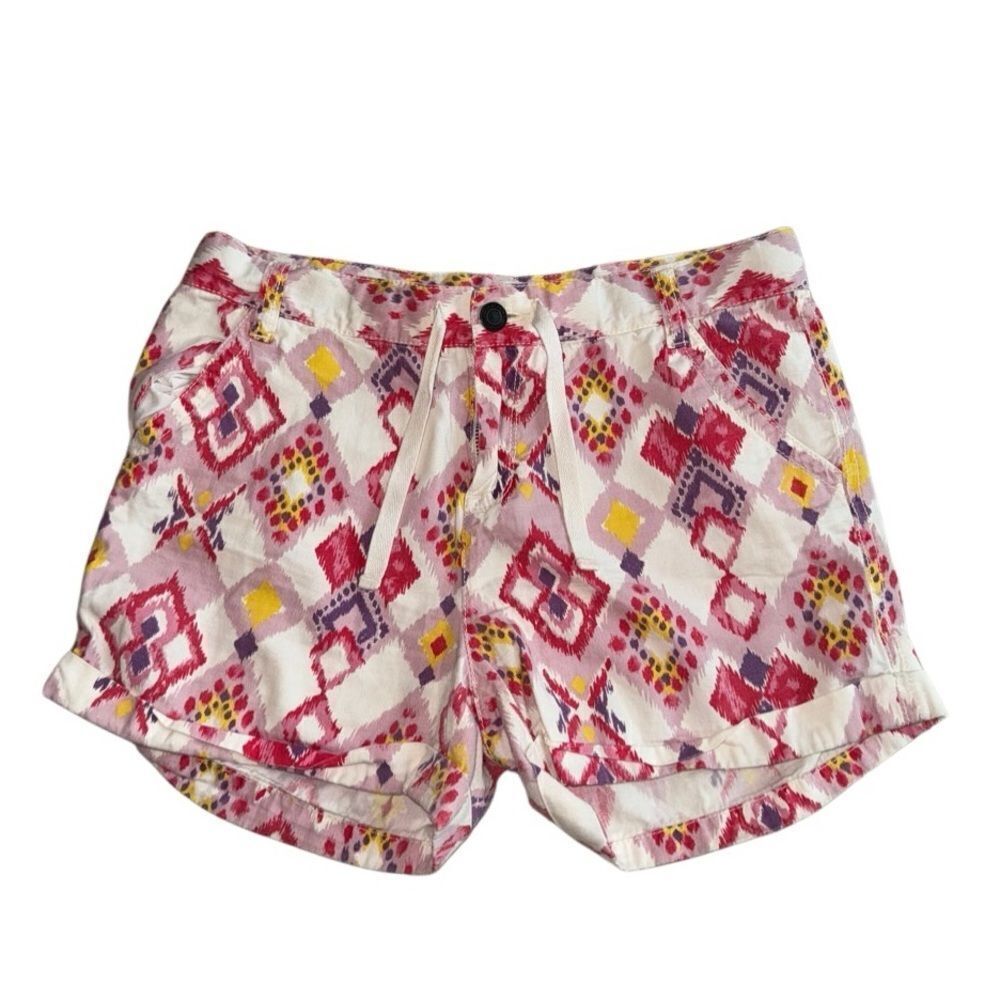 Tucker + Tate Nordstrom Girls Diamond Tribal Printed Multi Color Shorts Size 14